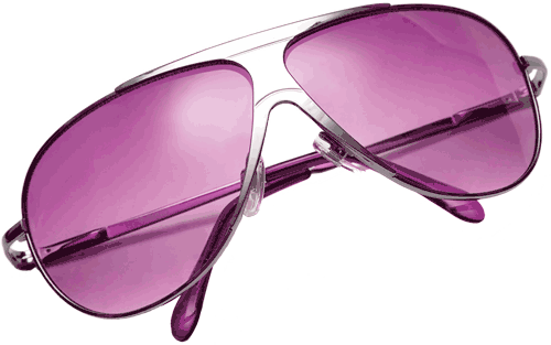 Our vision is distorted by the colour of our sunglasses